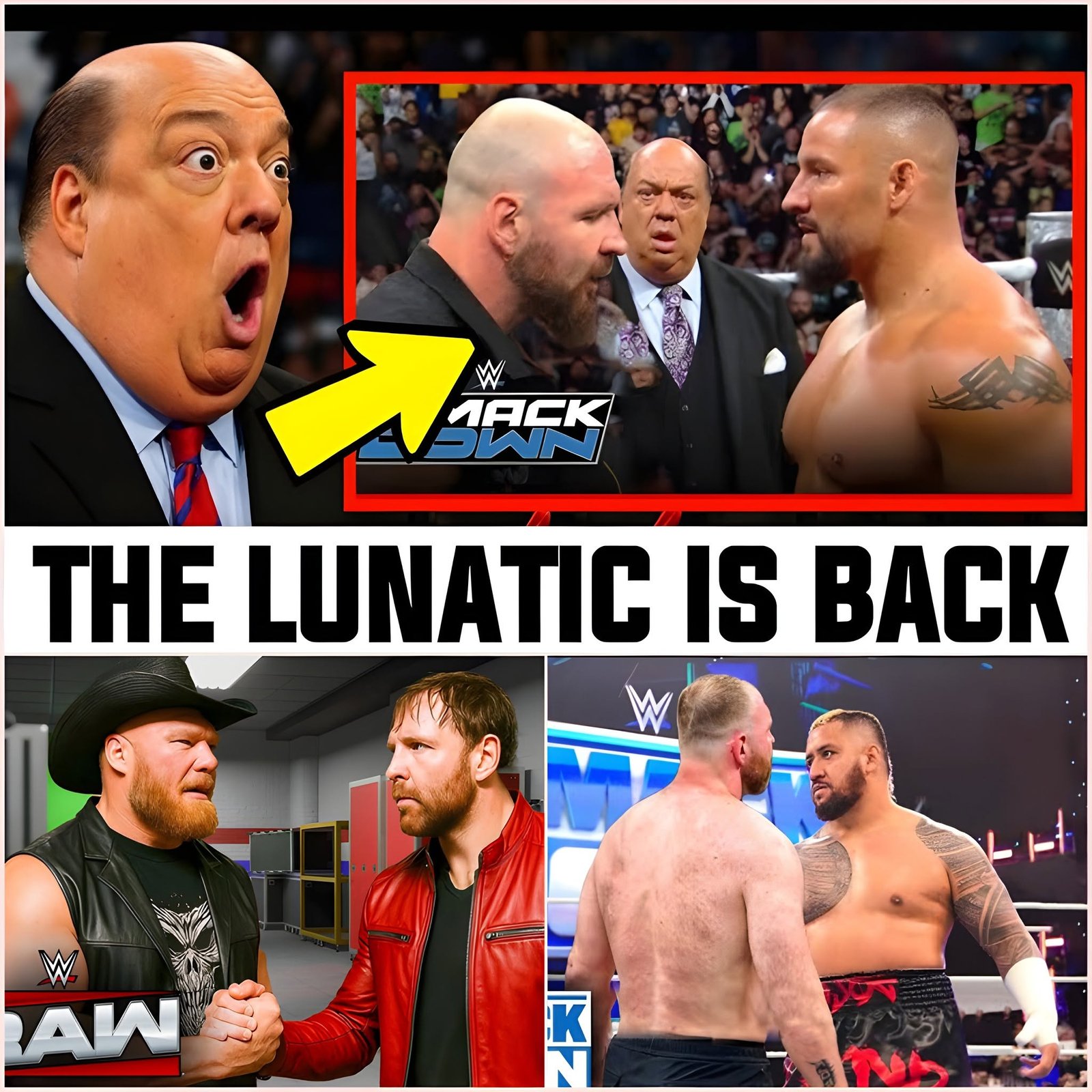 JON MOXLEY RETURNS AND CONFRONTS BRON BREAKKER ON WWE SMACKDOWN 😱🔥