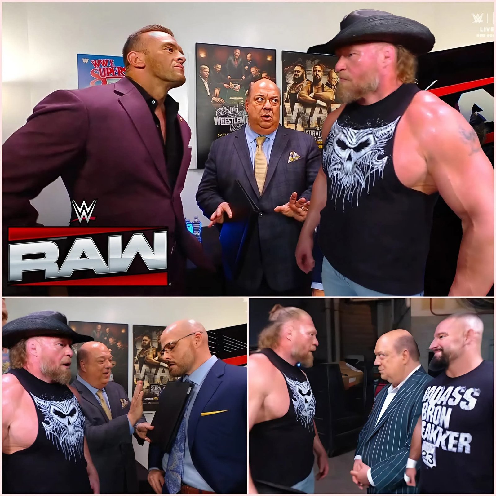 Paul Heyman Confirms Brock Lesnar as the Fifth Member of Vision’s Team for War Games on WWE Raw