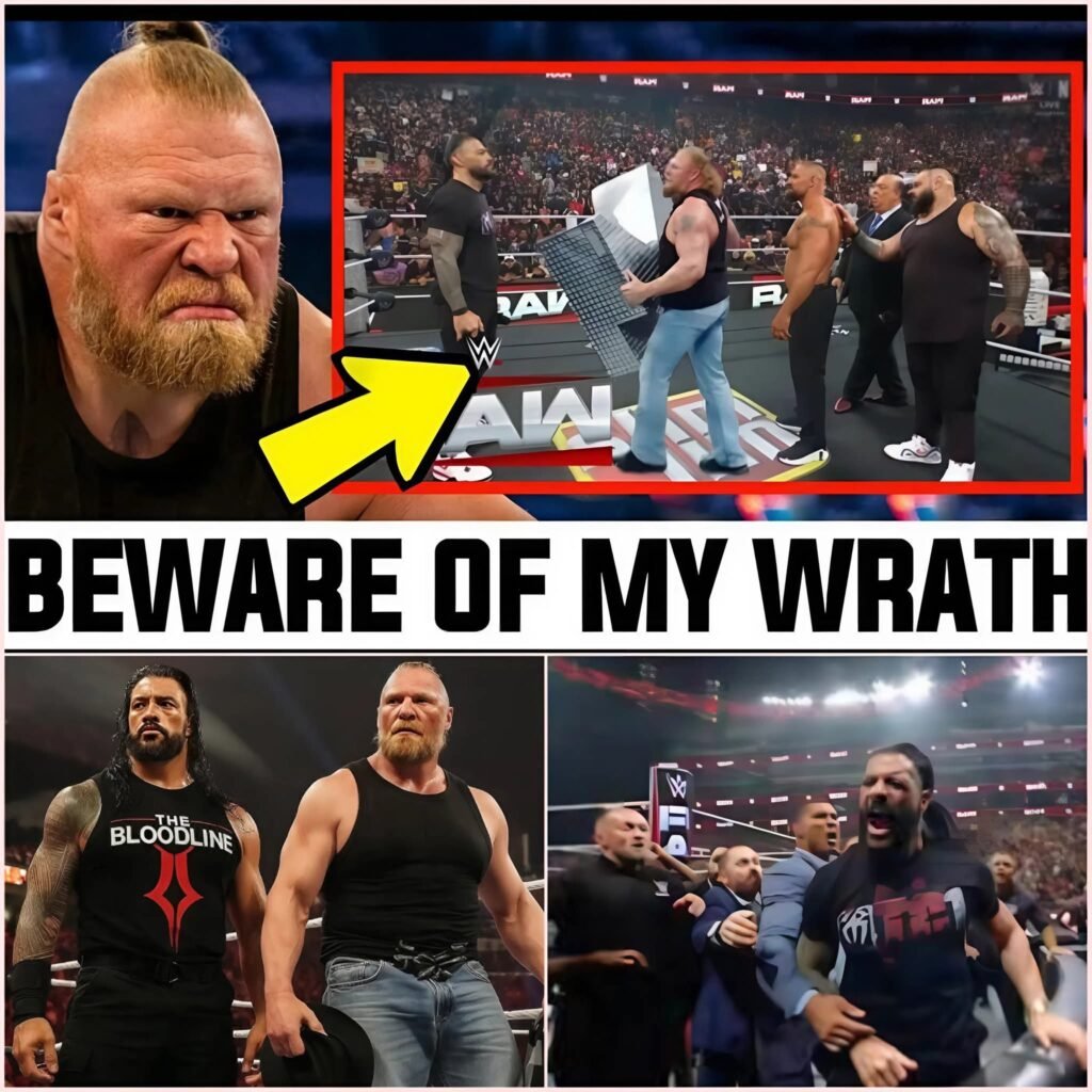 BROCK LESNAR AND PAUL HEYMAN SEND TERRIFYING MESSAGE TO ROMAN REIGNS AHEAD OF WAR GAMES