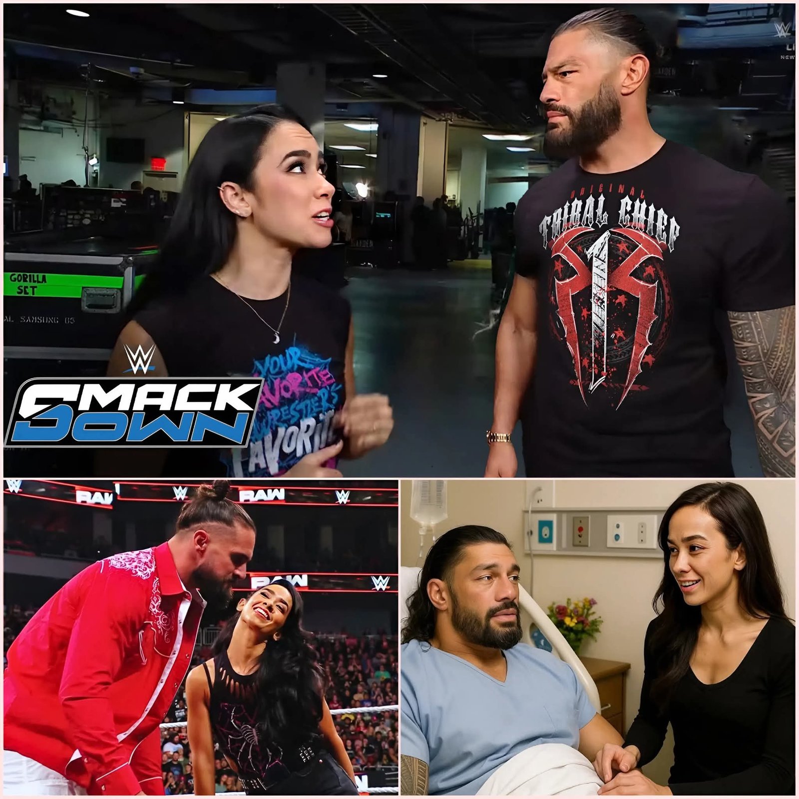 Roman Reigns Confronts AJ Lee Backstage at WWE SmackDown – Tension Erupts in a Must-See Moment