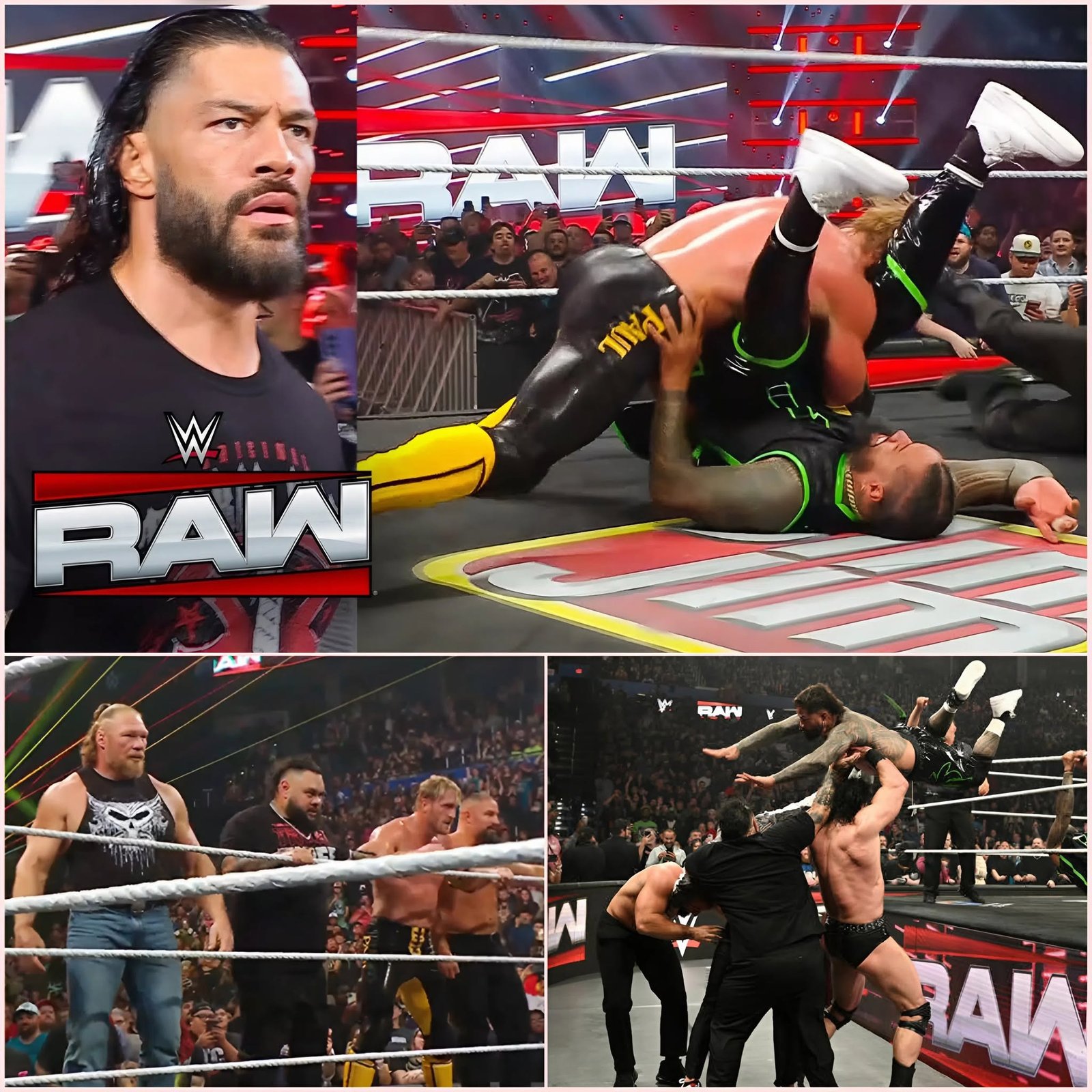 Logan Paul & Drew McIntyre Score Shocking Win Over The Usos in WarGames Advantage Match on Raw