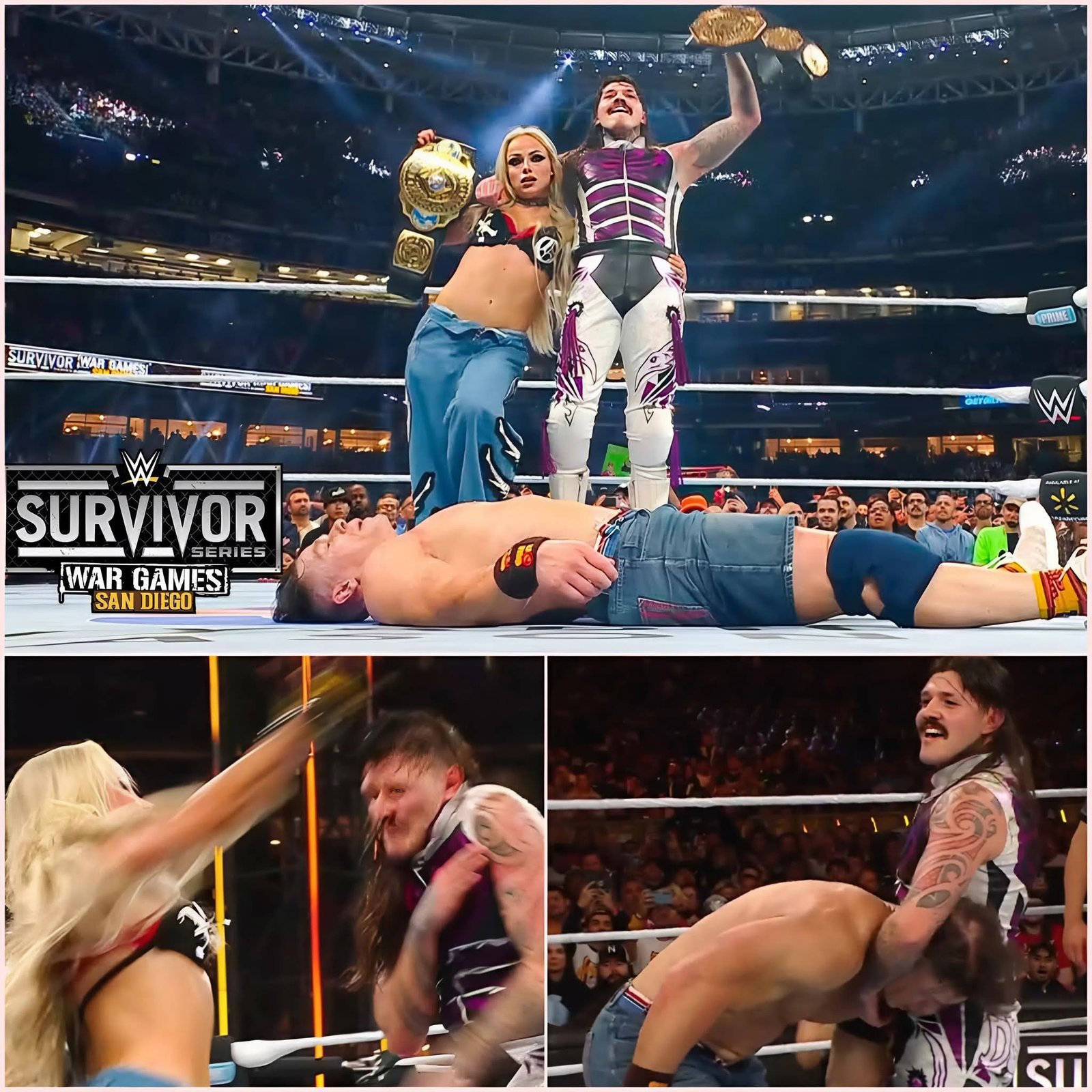 Liv Morgan RETURNS and Helps Dominik Mysterio Become the New Intercontinental Champion at WWE Survivor Series! 😱🔥