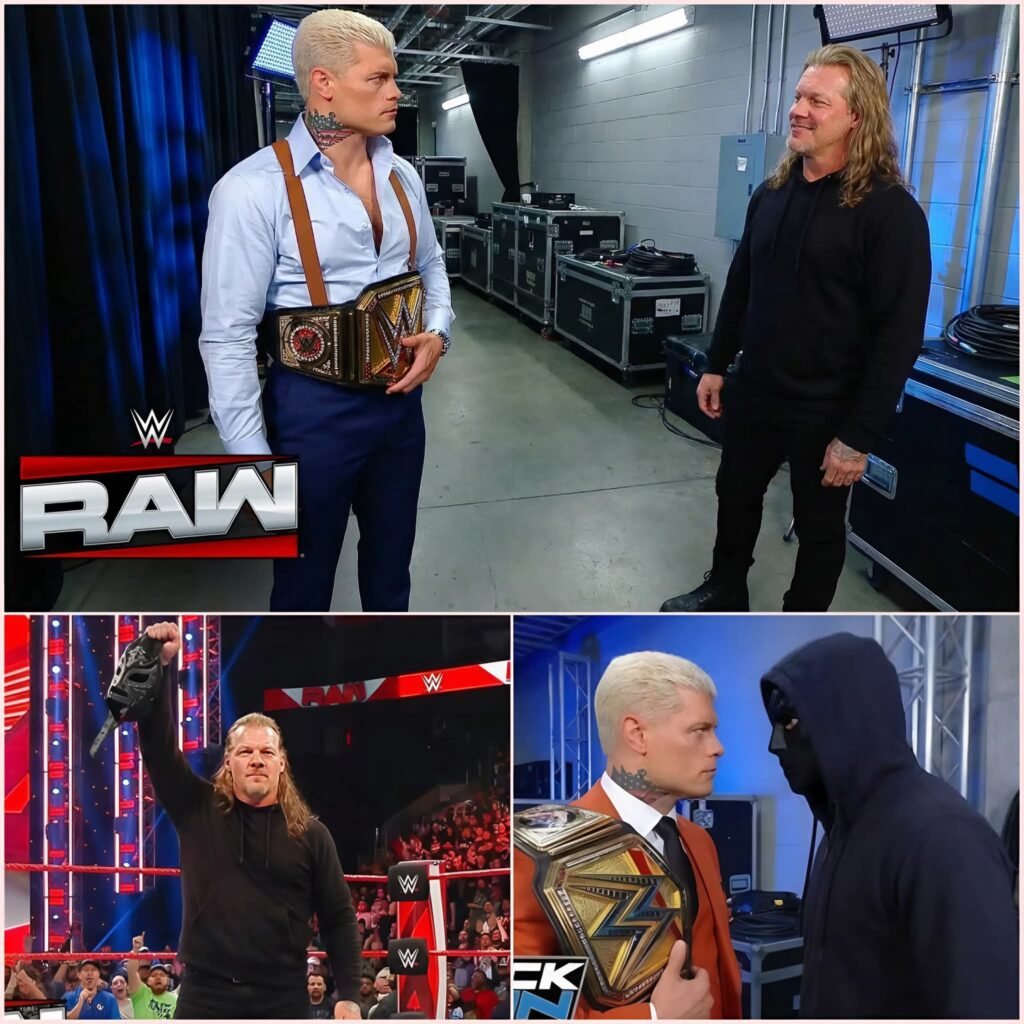 Chris Jericho MEETS Cody Rhodes Backstage After Being REVEALED as the Mystery Man at WWE Raw! 😭😱
