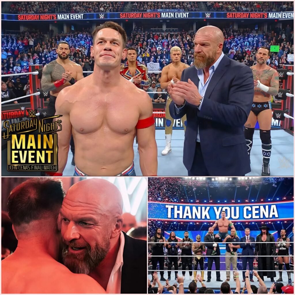 Triple H’s Emotional Goodbye to John Cena After His Final Match at WWE SNME 😭