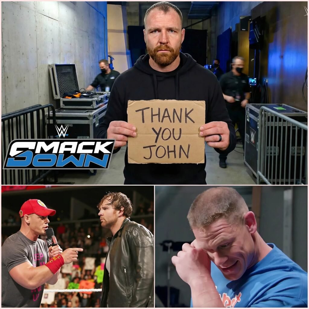 Dean Ambrose Sends Heartwarming Farewell Message to John Cena at WWE SmackDown! 😭💔
