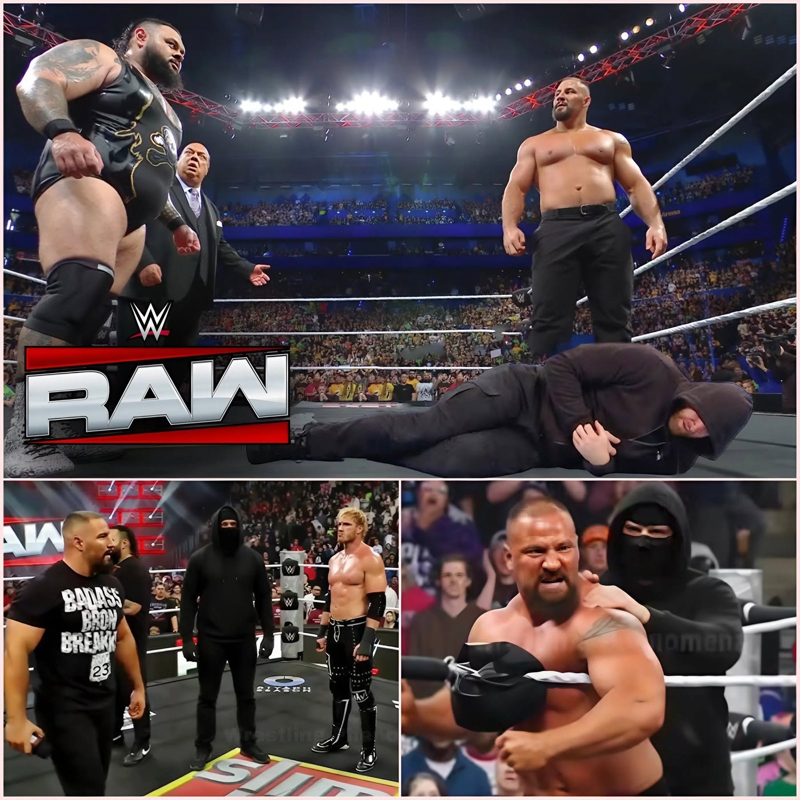 Bron Breakker BETRAYS and ATTACKS Mystery Man at WWE Raw! 😱🔥