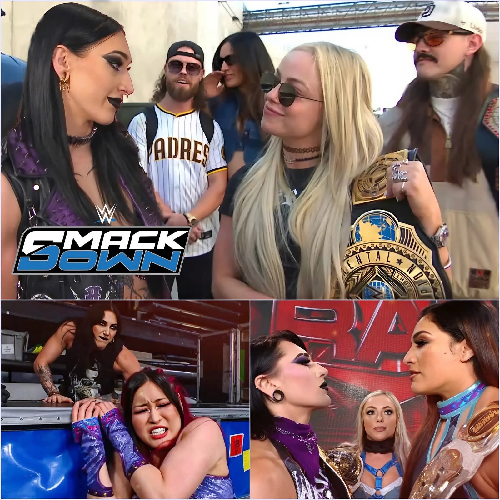 Rhea Ripley Confronts Liv Morgan Backstage at WWE SmackDown – Tension Explodes