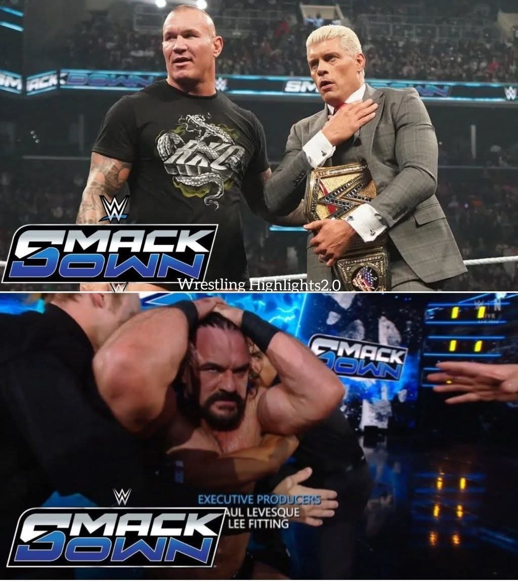 Randy Orton Returns! Saves Cody Rhodes From Drew McIntyre – SmackDown Shocker