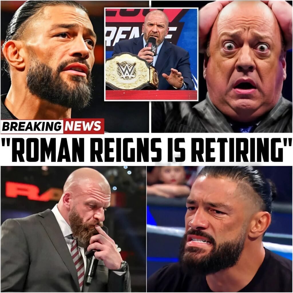🚨 BREAKING WWE SHOCKER: Roman Reigns Drops a Jaw-Dropping Retirement Bombshell Mid-Show — Fans Left in Tears 🚨