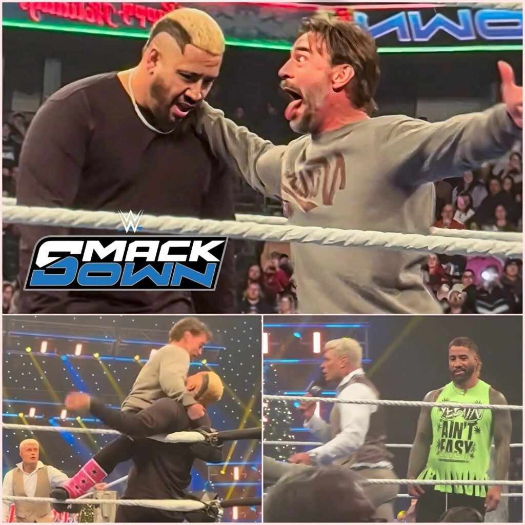WWE SmackDown Spoilers: CM Punk, Jey Uso & Cody Rhodes Destroy Solo Sikoa and MFT 😭😱
