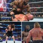🚨 BEAST’S BRUTAL OBLITERATION: NXT’S OBA FEMI DEMOLISHES BROCK LESNAR IN SHOCK SMACKDOWN DOMINATION – “THE NEW MONSTER CRUSHES THE OLD!” 😱💥