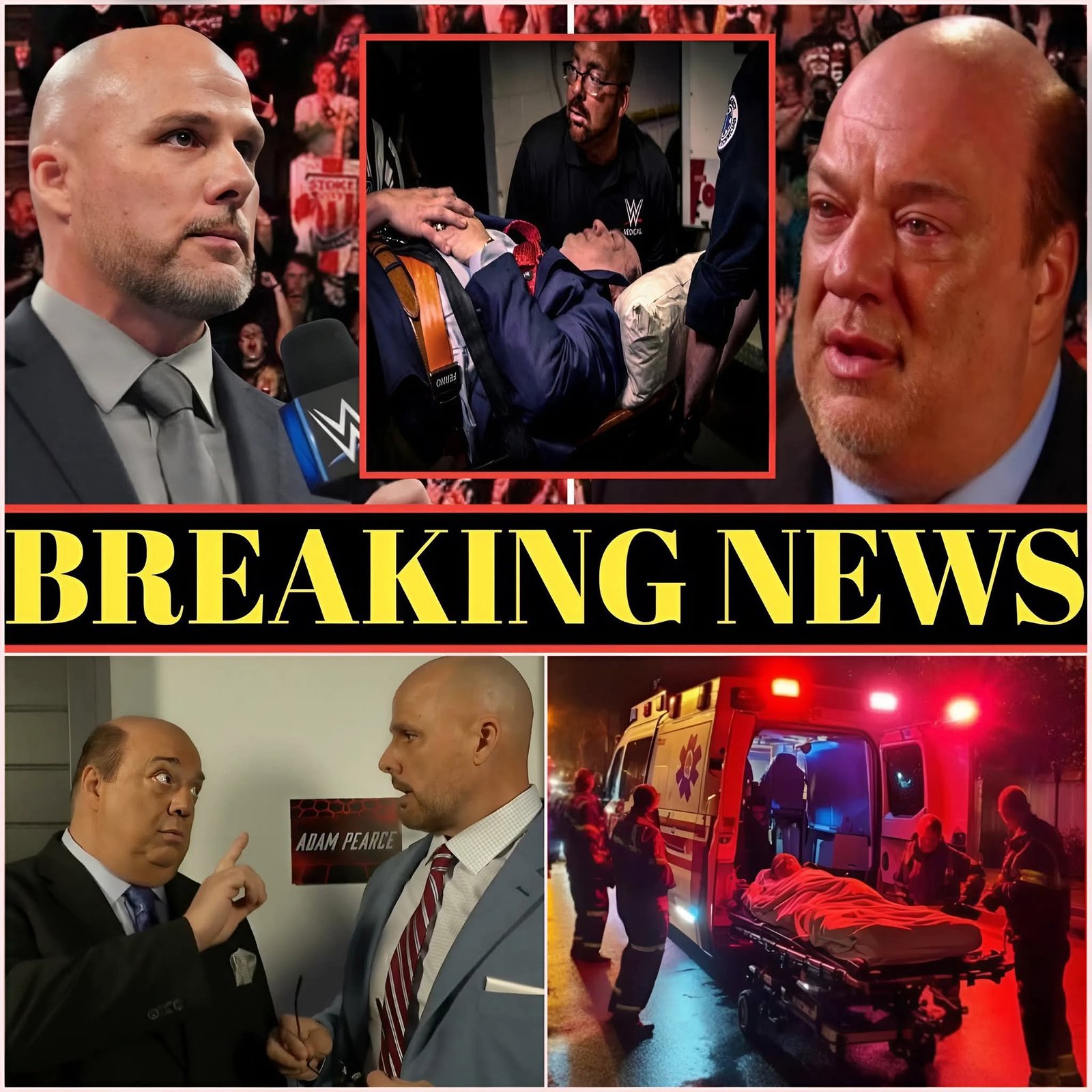 RAW FALLS SILENT! š¢ Adam Pearceās Heartbreaking Announcement After the Paul Heyman Attack