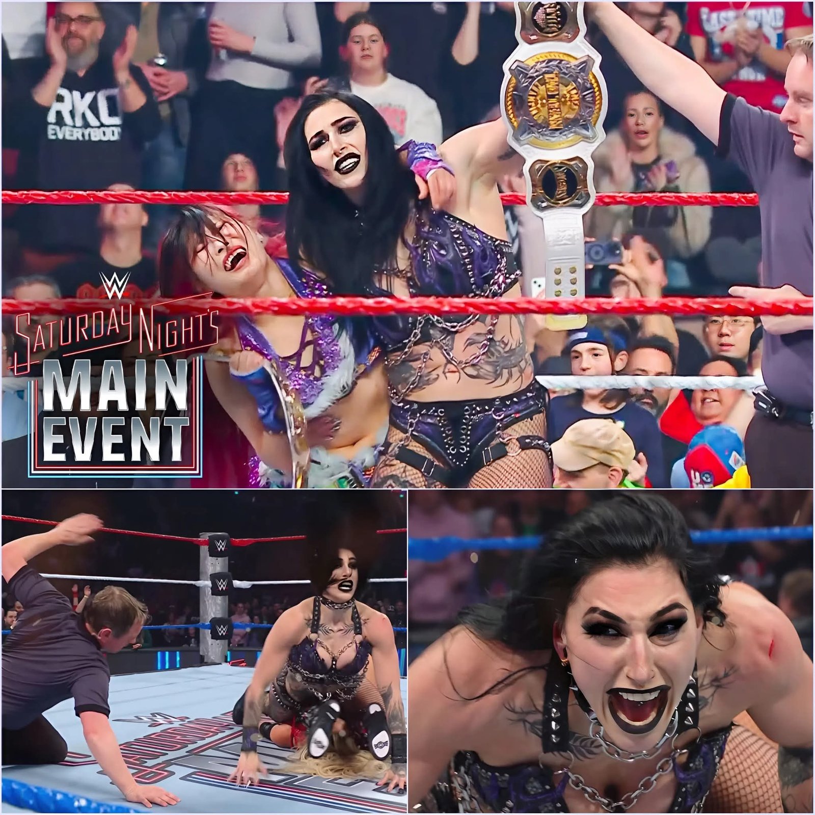 🚨 Rhea Ripley & IYO SKY DEFY THE ODDS, RETAIN TAG TEAM GOLD AT WWE SNME 🚨