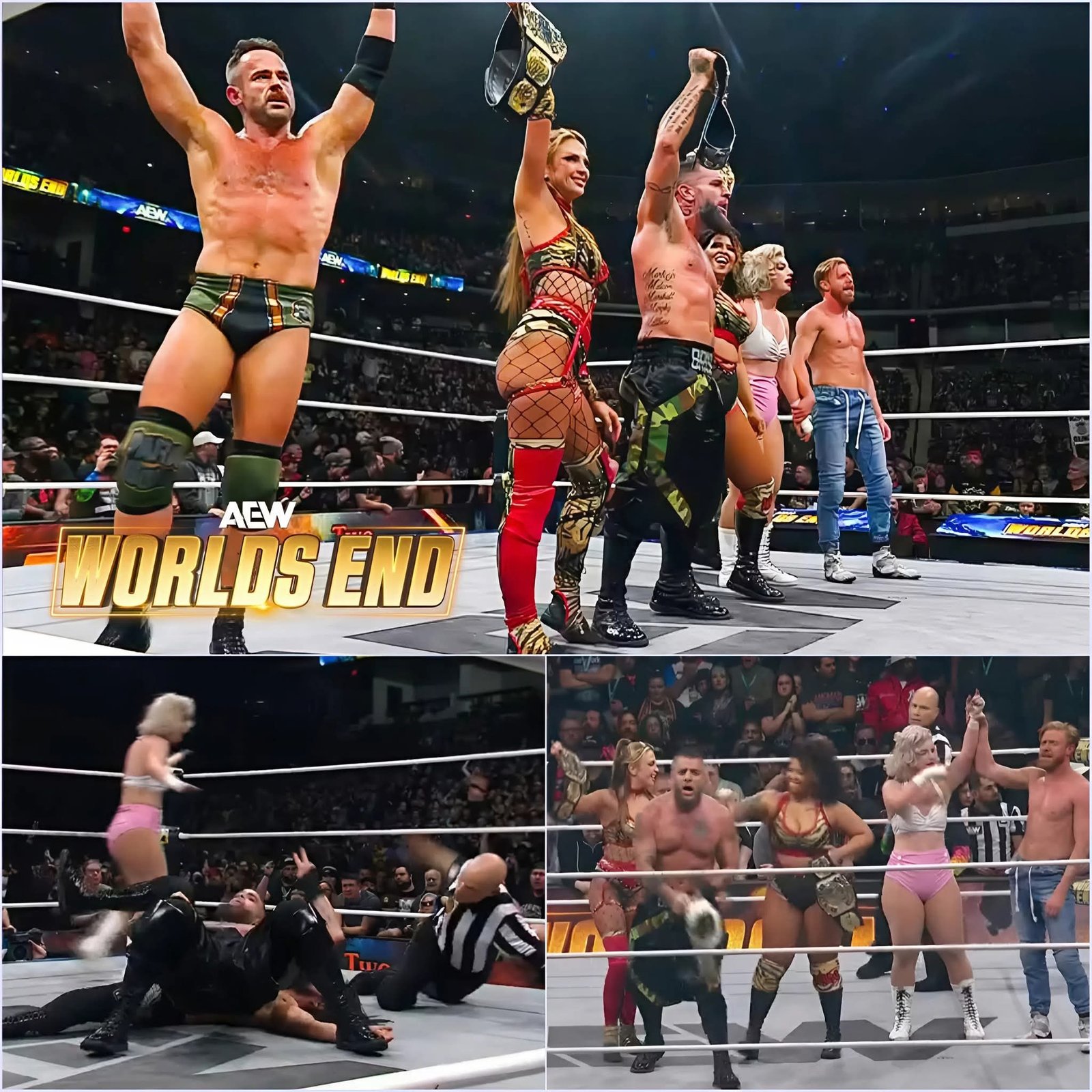 🚨 Timeless Toni Storm & Orange Cassidy STEAL The Show at AEW Worlds End 😭😱😭